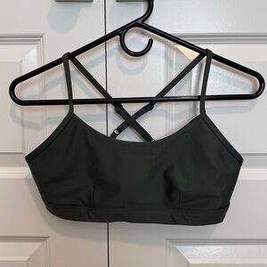 Alo Yoga Airlift Intrigue Bra - “dark cactus”